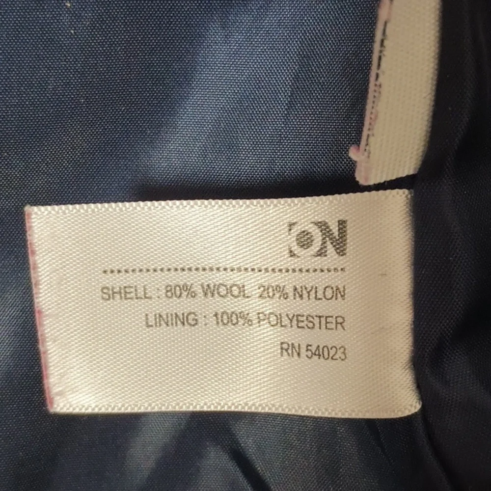Old Navy Navy Blue Pea Coat Like Tailored Design - Picture 6 of 7